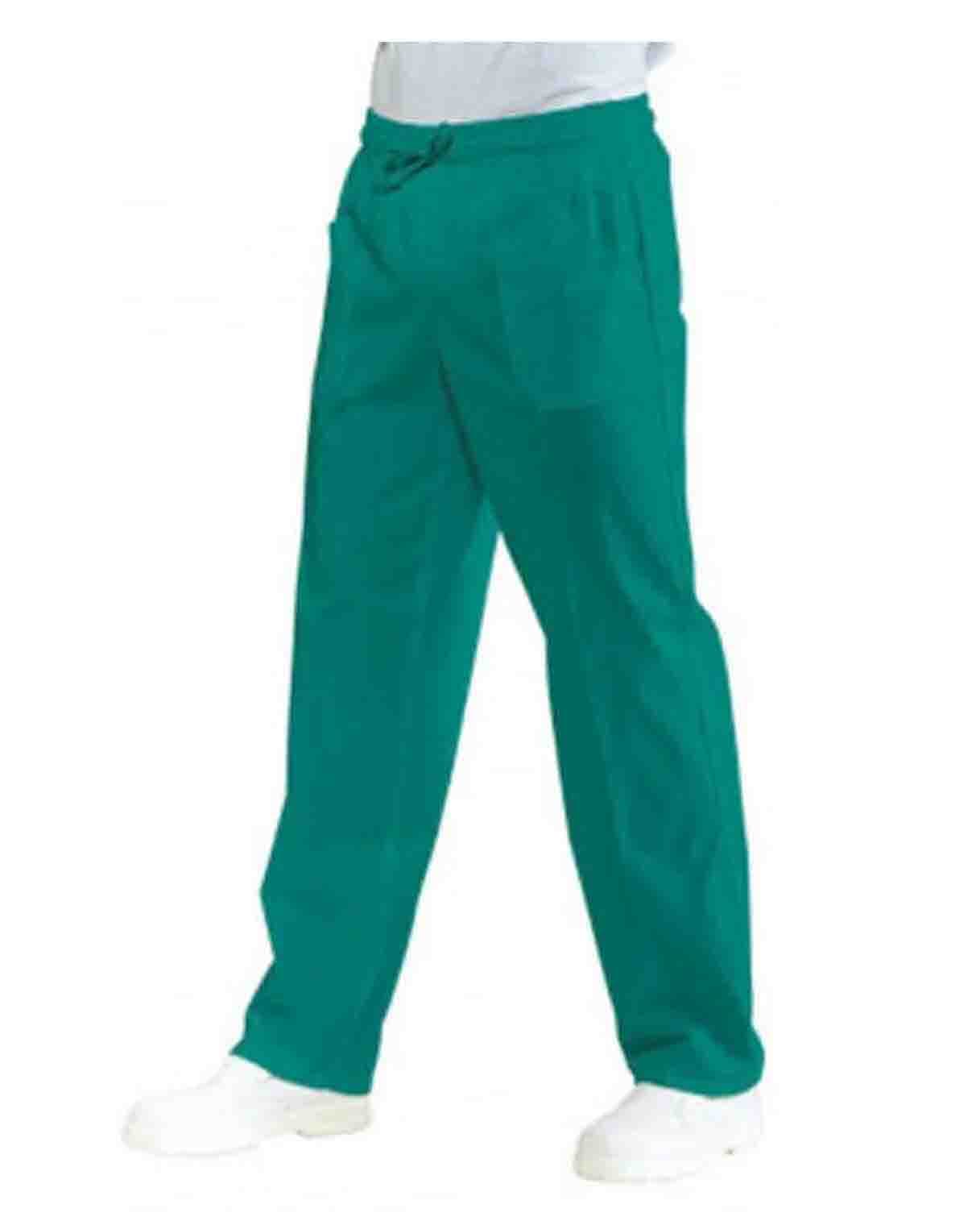 Pantaloni sanitari verdi Pantaloni sanitari verdi professionali per operatori sanitari